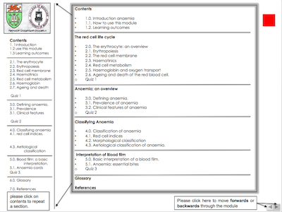 An introduction to anaemia module. An introduction to anaemia.