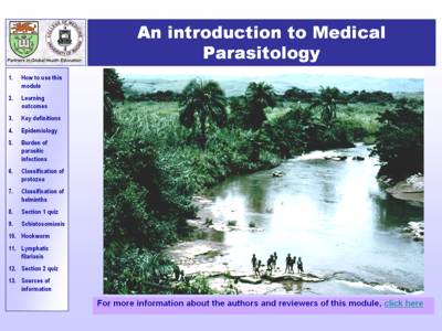 Parasitology module Parasitology module